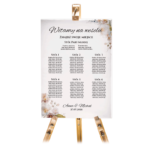 Tablica z usadzeniem gości 70x50 cm - 8 wzorów