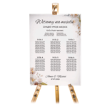 Tablica z usadzeniem gości 70x50 cm - 8 wzorów