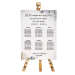 Tablica z usadzeniem gości 70x50 cm - 8 wzorów - obrazek 5