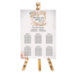 Tablica z usadzeniem gości 70x50 cm - Ariana 11 wzorów