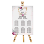 Tablica z usadzeniem gości 70x50 cm - Ariana 11 wzorów - obrazek 13