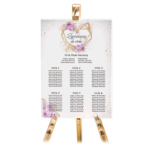 Tablica z usadzeniem gości 70x50 cm - Ariana 11 wzorów - obrazek 12