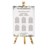 Tablica z usadzeniem gości 70x50 cm - Elza 4 wzory - obrazek 3