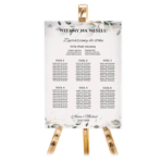 Tablica z usadzeniem gości 70x50 cm - Elza 4 wzory