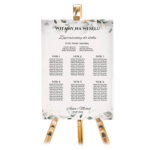 Tablica z usadzeniem gości 70x50 cm - Elza 4 wzory