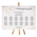 Tablica z usadzeniem gości 90x60 cm - POZIOMO - Ariana 11 wzorów - obrazek 3