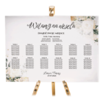 Tablica z usadzeniem gości 90x60 cm - POZIOMO - Ariana 11 wzorów - obrazek 5