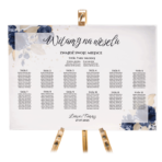 Tablica z usadzeniem gości 90x60 cm - POZIOMO - Ariana 11 wzorów - obrazek 7