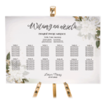 Tablica z usadzeniem gości 90x60 cm - POZIOMO - Ariana 11 wzorów - obrazek 10