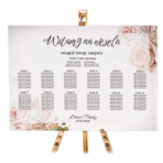 Tablica z usadzeniem gości 90x60 cm - POZIOMO - Ariana 11 wzorów - obrazek 11