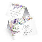 Winietki ślubne na stół - Iris - obrazek 4