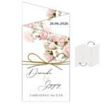 Zaproszenia Ślubne DL składane - Kaja - 5 wzorów