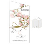Zaproszenia Ślubne DL składane - Kaja - 5 wzorów