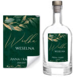 Naklejki na wódkę weselną - Noemi - 8 szt.