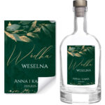 Naklejki na wódkę weselną - Noemi - 8 szt.