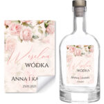 Naklejki na wódkę weselną Diana2 - 8 szt.