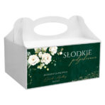 Naklejki na pudełka na ciasto - Noemi - 3szt