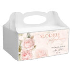 Naklejki na pudełka na ciasto - Diana2 - 3szt