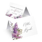 Winietki ślubne na stół - Iris - obrazek 6