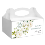 Naklejki na pudełka na ciasto - Iris - 3szt