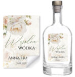 Naklejki na wódkę weselną Diana2 - 8 szt. - obrazek 3