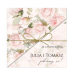 Zaproszenia ślubne składane - Diana - 4 wzory - obrazek 2