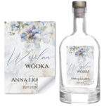 Naklejki na wódkę weselną Diana2 - 8 szt. - obrazek 5