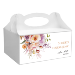 Pudełko na ciasto z naklejką Iris 1szt - obrazek 6