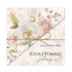 Zaproszenia ślubne składane - Diana - 4 wzory - obrazek 4