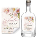 Naklejki na wódkę weselną Diana2 - 8 szt. - obrazek 4