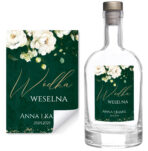 Naklejki na wódkę weselną - Noemi - 8 szt. - obrazek 2