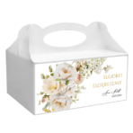 Pudełko na ciasto z naklejką Iris 1szt - obrazek 5