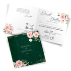 Zaproszenia Ślubne z kopertą wycinane - Noemi - 6 wzorów - obrazek 9