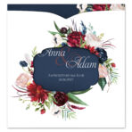 Zaproszenia Ślubne z kopertą wycinane - Frida - 8 wzorów - obrazek 21