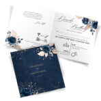 Zaproszenia Ślubne z kopertą wycinane - Noemi - 6 wzorów - obrazek 11