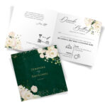 Zaproszenia Ślubne z kopertą wycinane - Noemi - 6 wzorów - obrazek 7