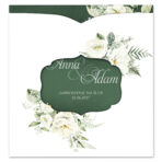 Zaproszenia Ślubne z kopertą wycinane - Frida - 8 wzorów - obrazek 24