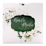 Zaproszenia Ślubne z kopertą wycinane - Frida - 8 wzorów