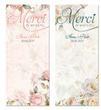 Podziękowania MERCI - Diana2 - 4 wzory 2 szt. - obrazek 2