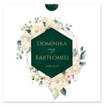 Zaproszenia Ślubne z kopertą wycinane - Noemi - 6 wzorów - obrazek 6