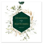 Zaproszenia Ślubne z kopertą wycinane - Noemi - 6 wzorów - obrazek 2