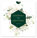 Zaproszenia Ślubne z kopertą wycinane - Noemi - 6 wzorów - obrazek 4