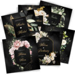 Próbki Zaproszenia Ślubne Emilia 6szt K18