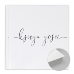Księga gości - NAPIS - białe karty - 100stron
