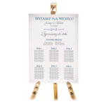 Tablica z usadzeniem gości 70x50 cm - NAPISY - obrazek 5