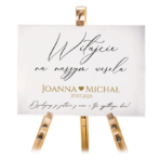 Tablica powitalna 50x70 cm - POZIOMO - obrazek 5