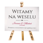 Tablica powitalna 50x70 cm - POZIOMO - obrazek 4