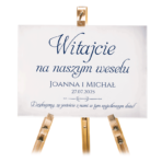 Tablica powitalna 50x70 cm - POZIOMO