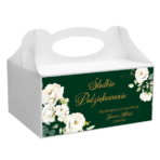 Pudełko na ciasto z naklejką Ingrid 1szt - obrazek 2