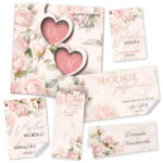 Próbki zaproszeń ślubnych